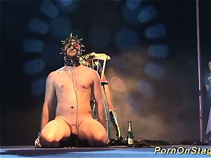 wild fetish needle flash on stage